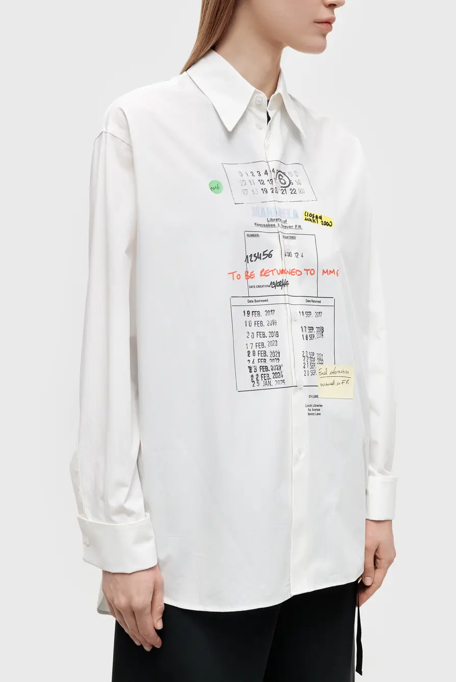 Рубашка MM6 Maison Margiela