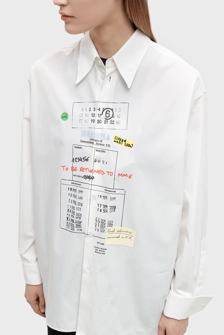 Рубашка MM6 Maison Margiela