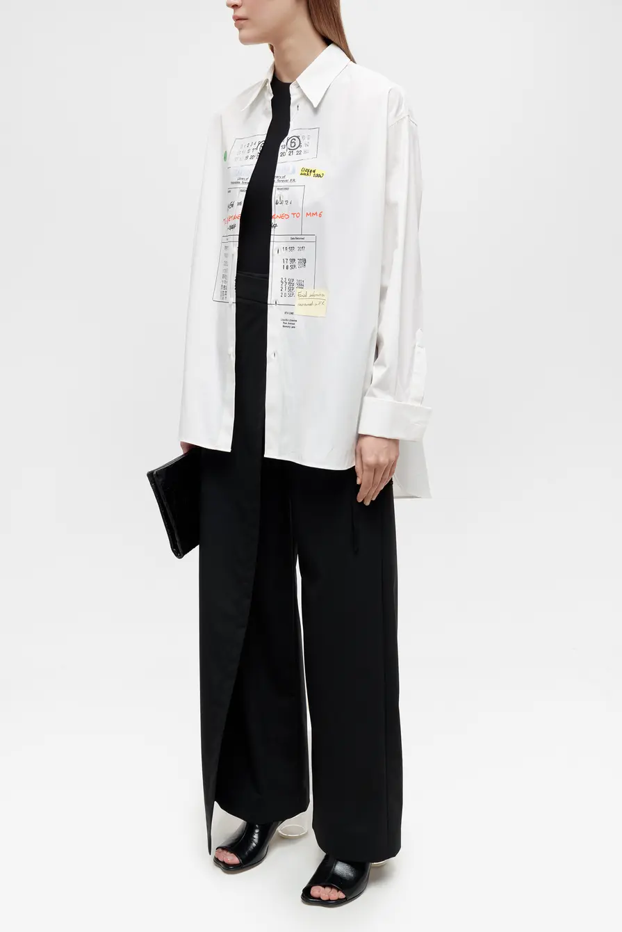 Рубашка MM6 Maison Margiela