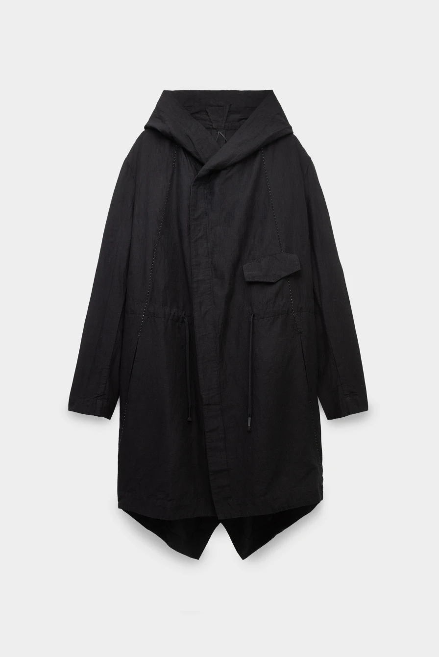 Zara black parka hotsell
