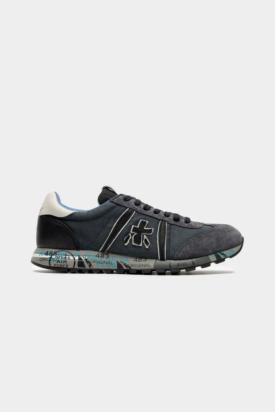 Кроссовки Premiata lucy var 7770 dark blue/dark brown 9070252004
