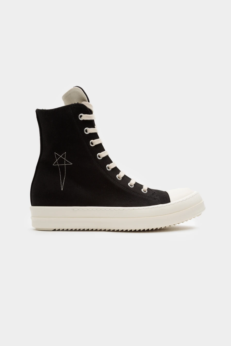 Кеды Rick Owens sneaks black/pearl/milk 9073232133 - купить в Москве за 51090 руб. - интернет-магазин Leform