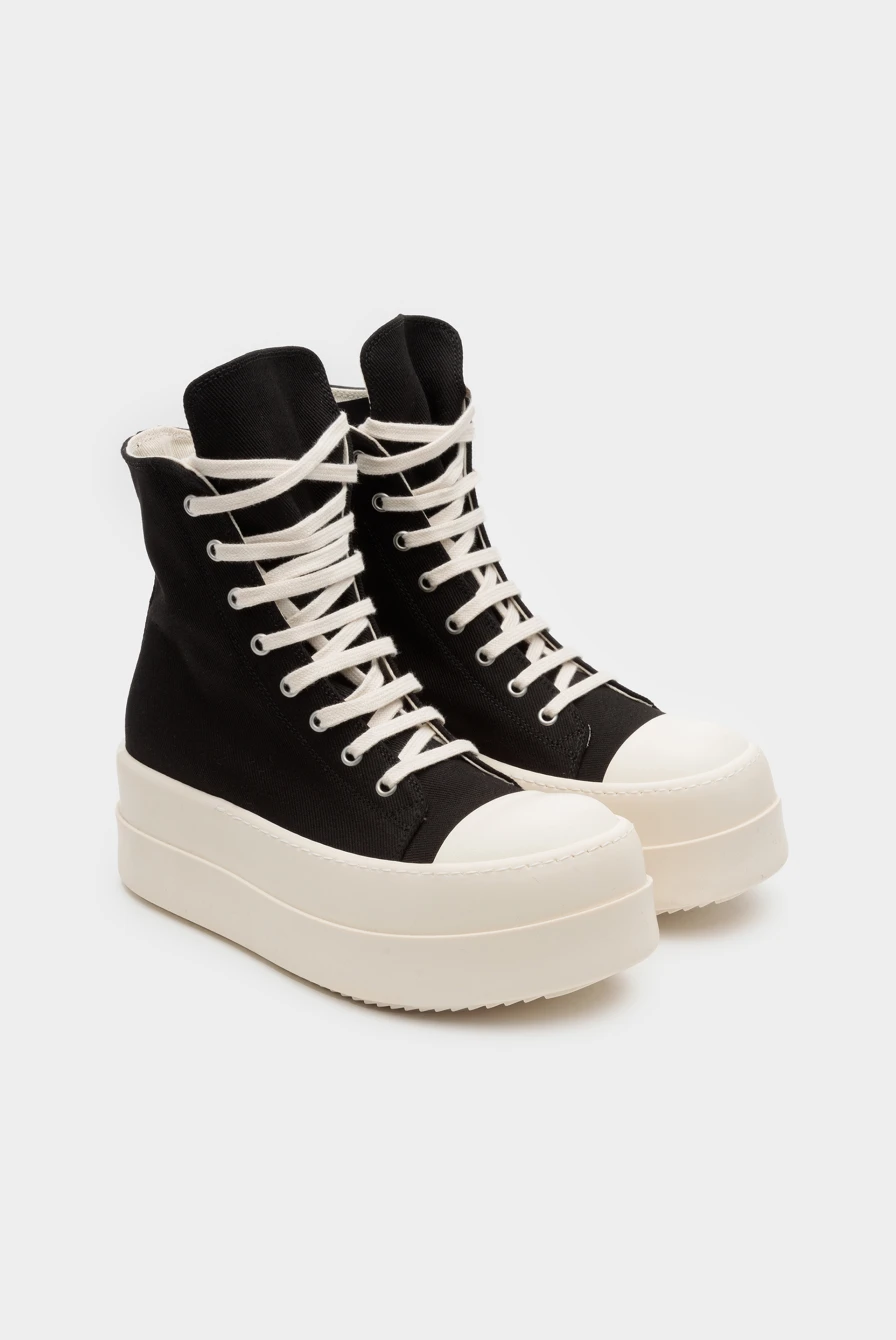 Кеды Rick Owens mega bumper sneaks black/milk 9073232134 - купить в ...
