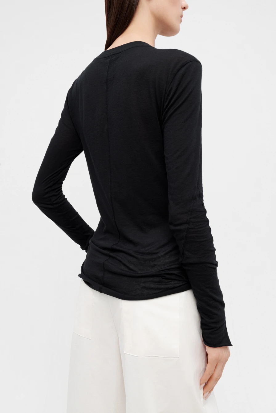 Лонгслив Thom Krom long sleeve w ts 521 black 9085241096 - купить в ...