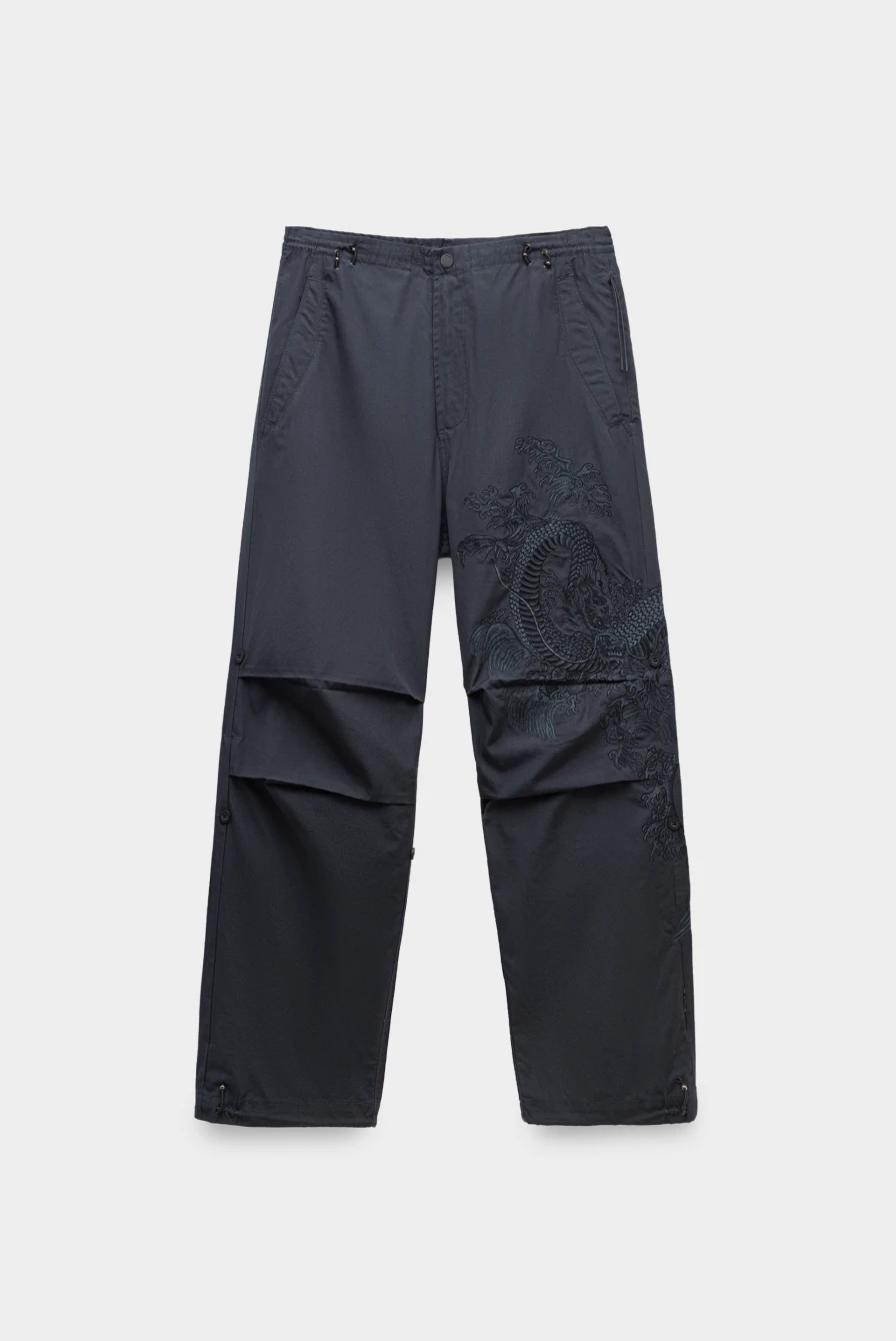 Брюки Maharishi xl water dragon loose snopants cotton poplin 200