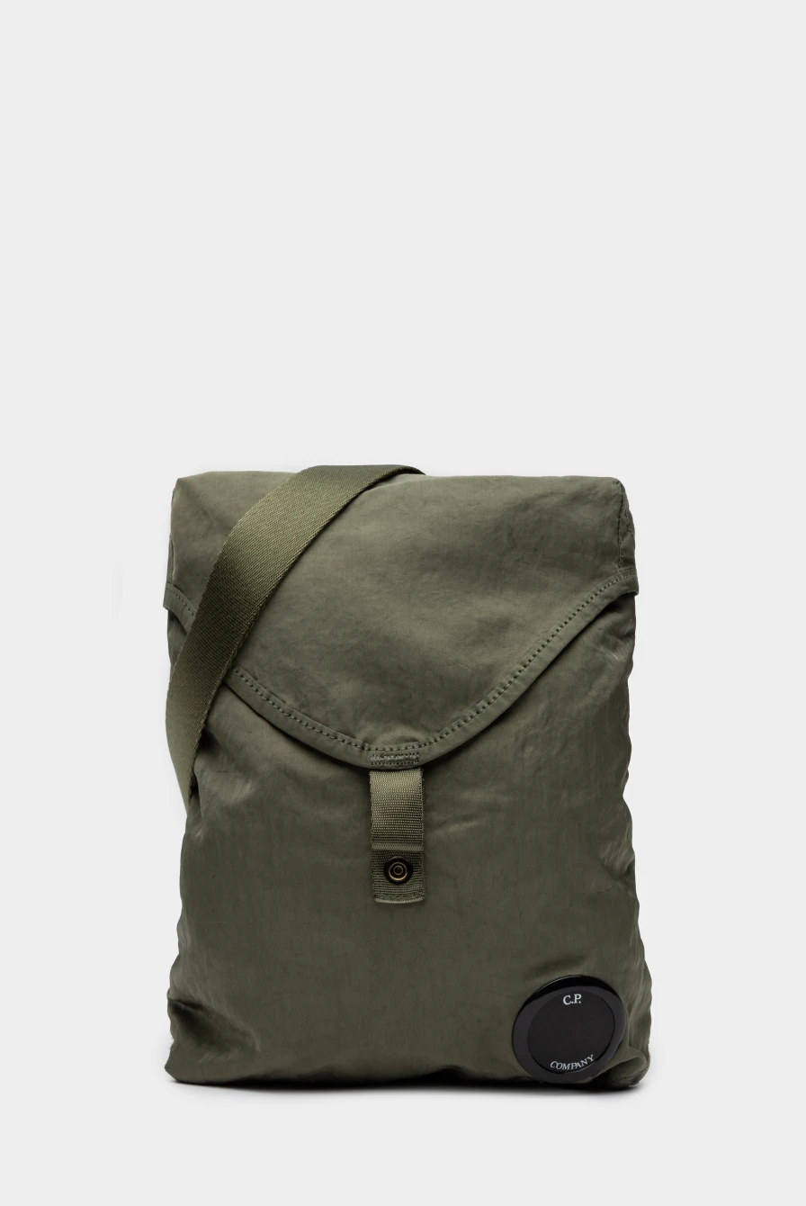 Сумка C.P. Company nylon b crossbody bag bronze green 9113231266