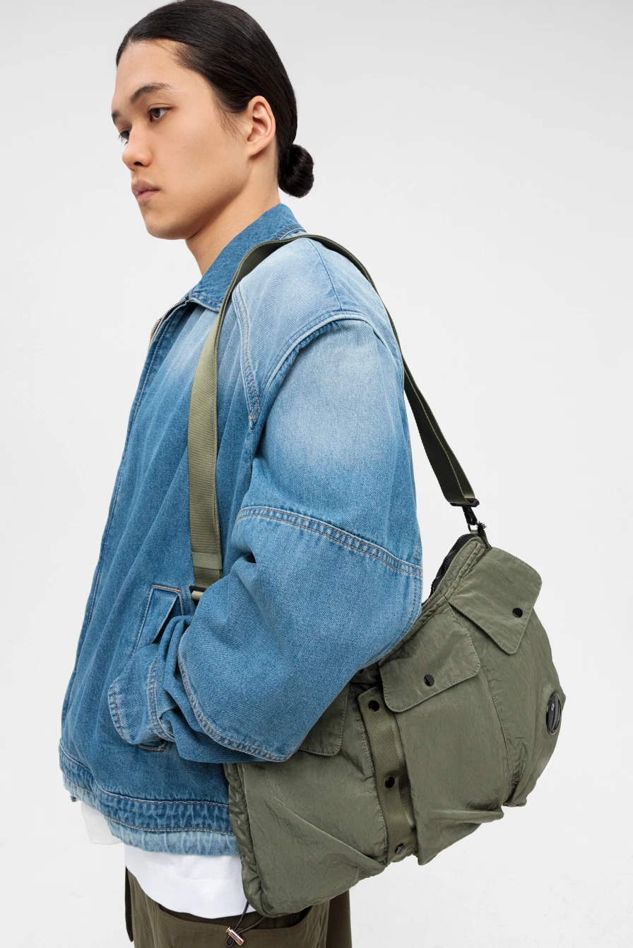 Сумка C.P. Company nylon b utility pack bronze green 9113231271