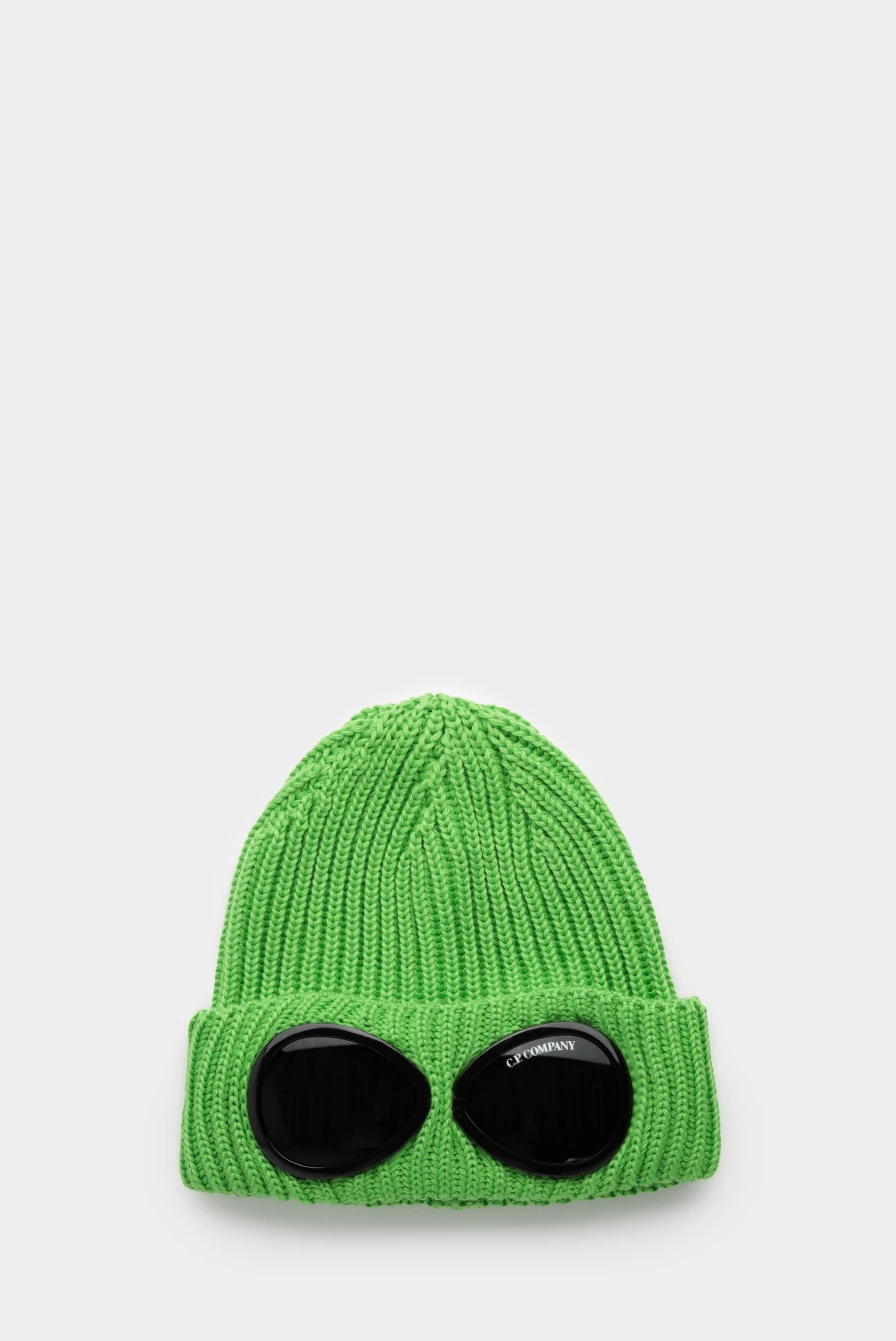 Шапка C.P. Company extrafine merino wool goggle beanie classic