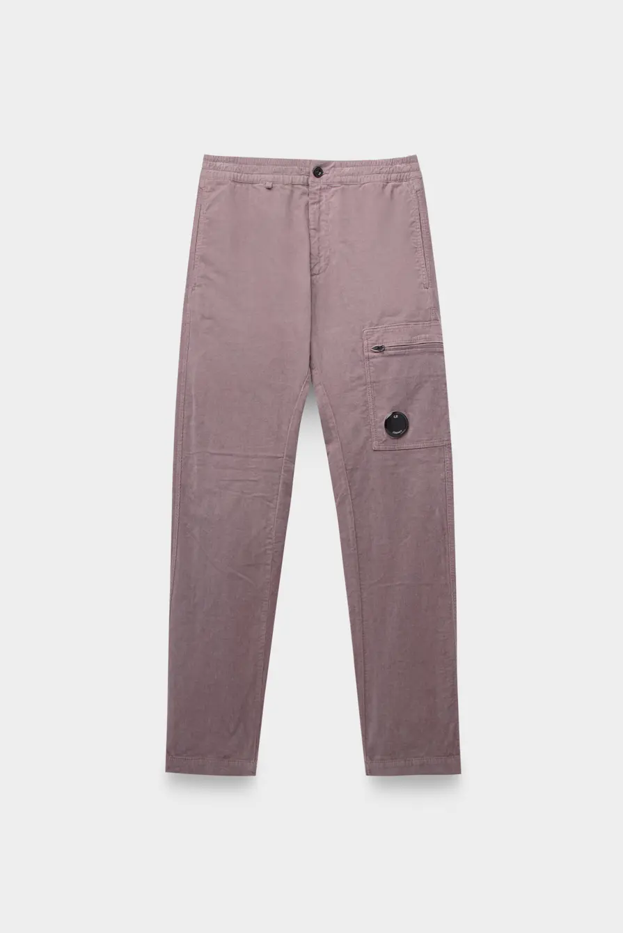 Брюки C.P. Company corduroy lens cargo pants purple dove
