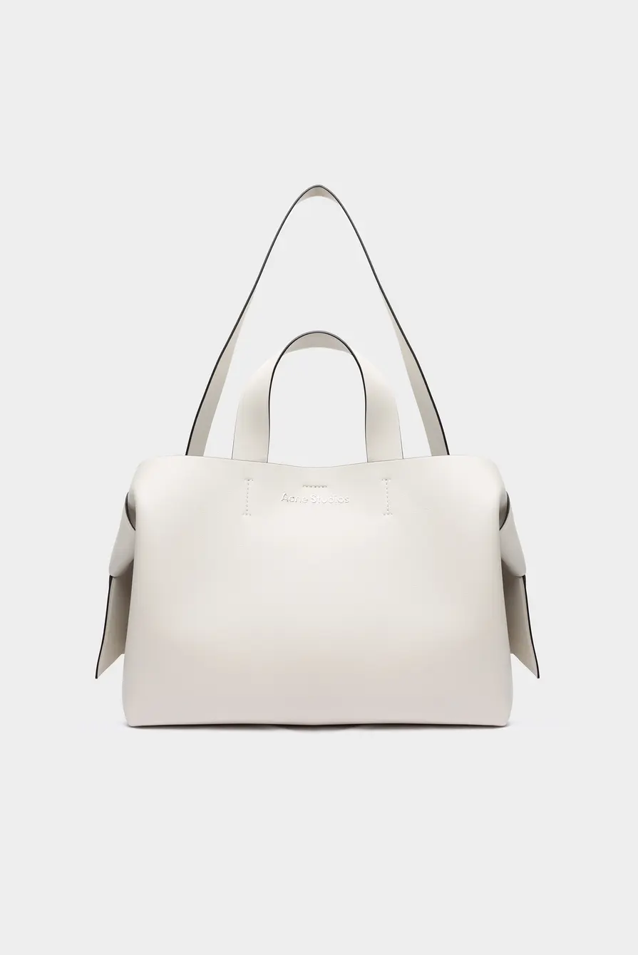 Acne studios 異素材バッグ Сумка Acne Studios bag a10338 white / black 9460251083 - купить в