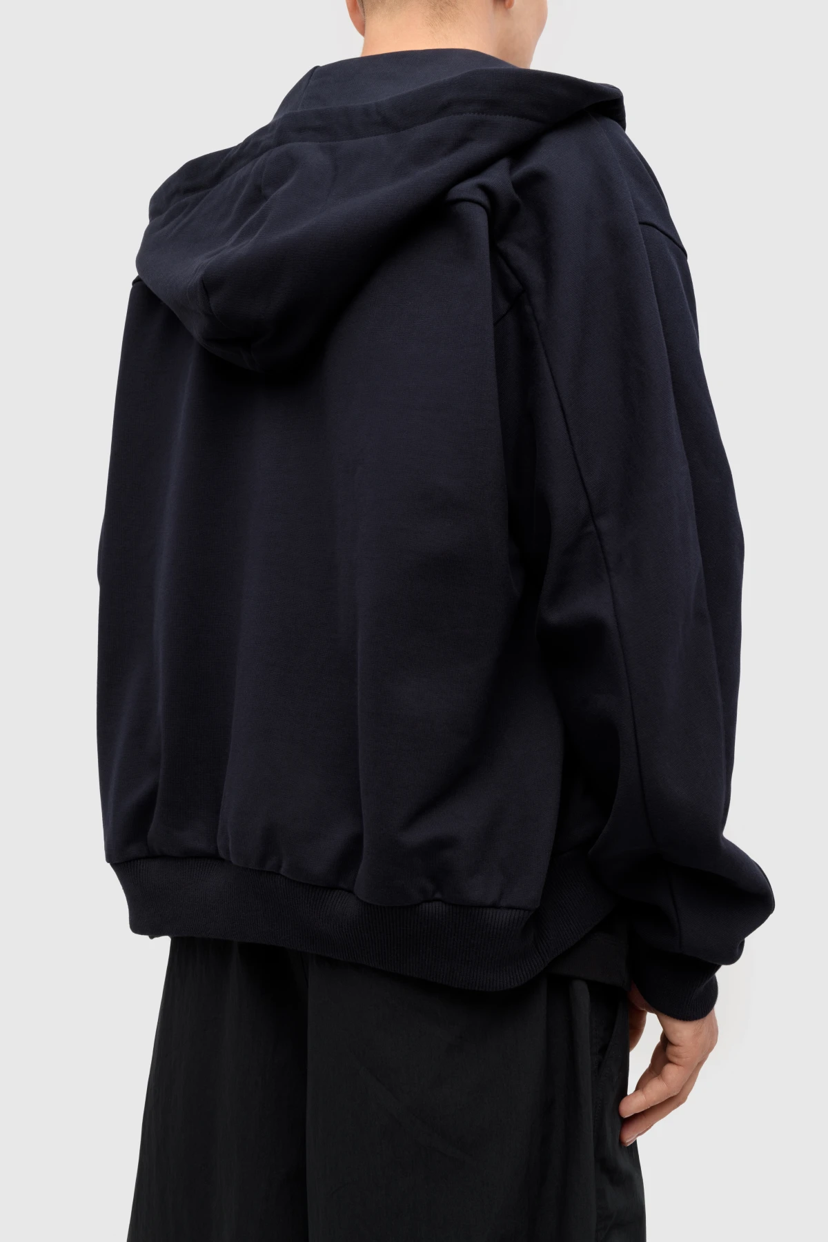 Худи Juun.J [carry over] essential hoodie zip-up black 9676242019
