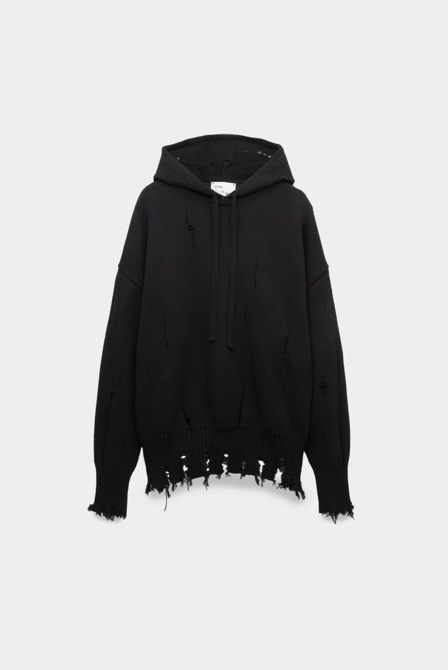 Худи alpe cashmere 05-hod-22-215lf цвет черный оверсайз кулирное с