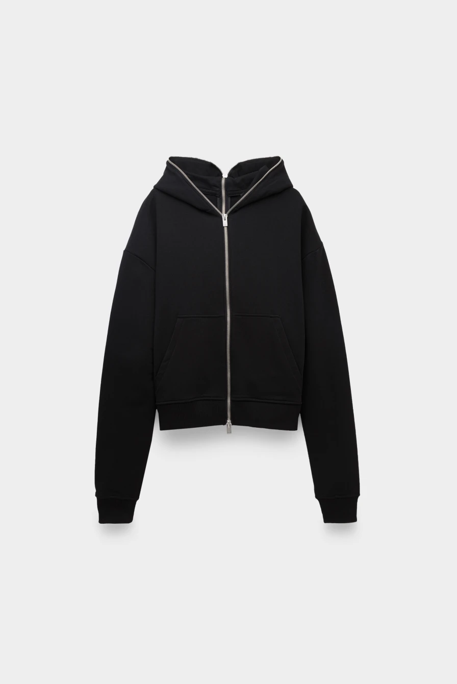 Heliot Emil evolutionis zip hoodie black 9766241021 34290 Leform