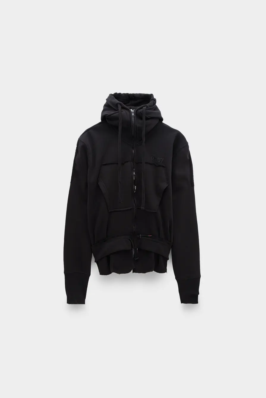Худи Prototypes toggle zip-up hoodie black 9796251051 - купить в