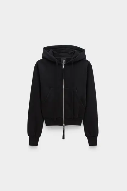 josemoon TWILL BONDING HOODIE JACKET 黒 Худи R13 jumbo zip-up hoodie black 9153241034 - купить в Москве за