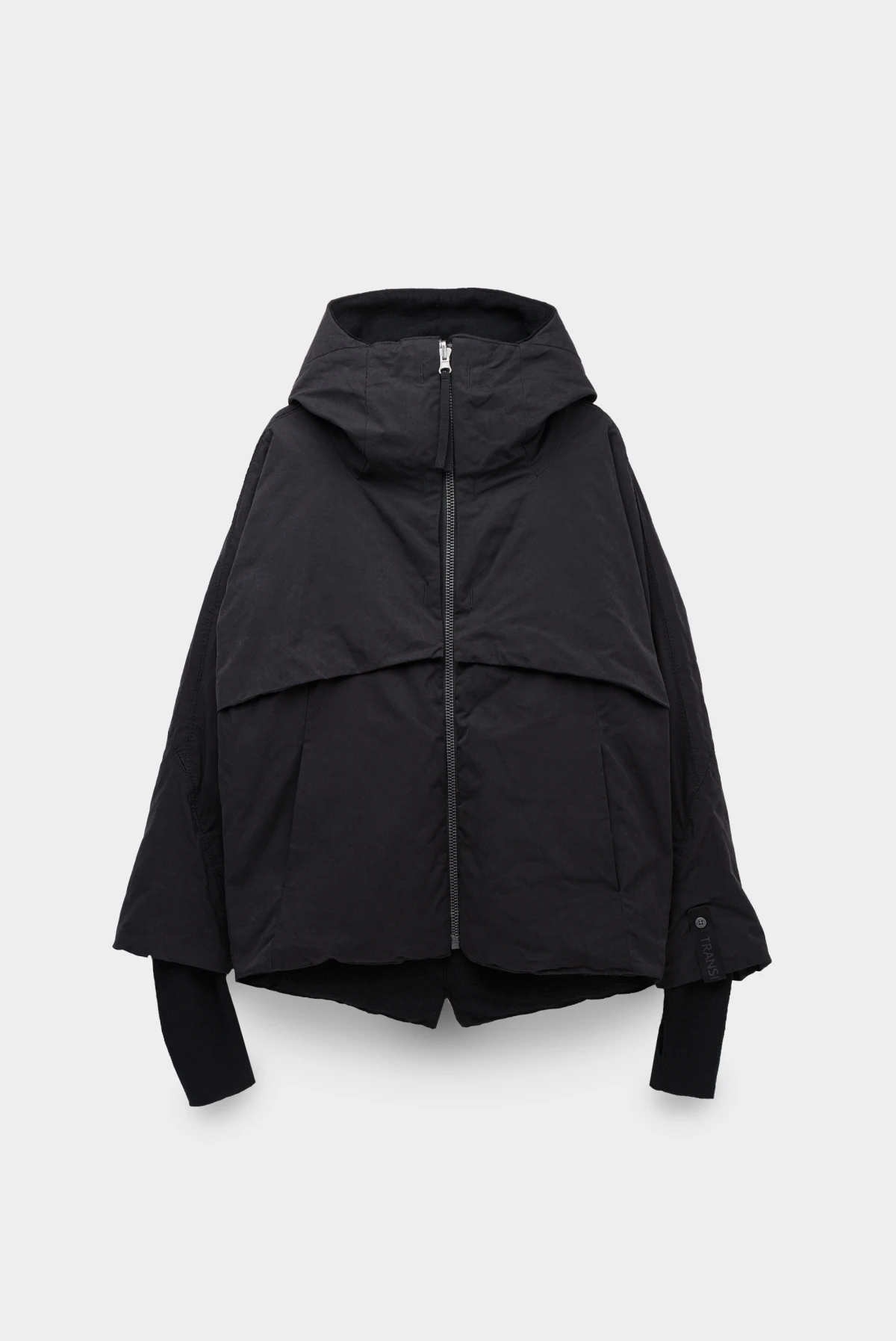 【TRANSIT】フード付きブラックジャケット Куртка Transit jacket black 9086232313 - купить в Москве за 77490