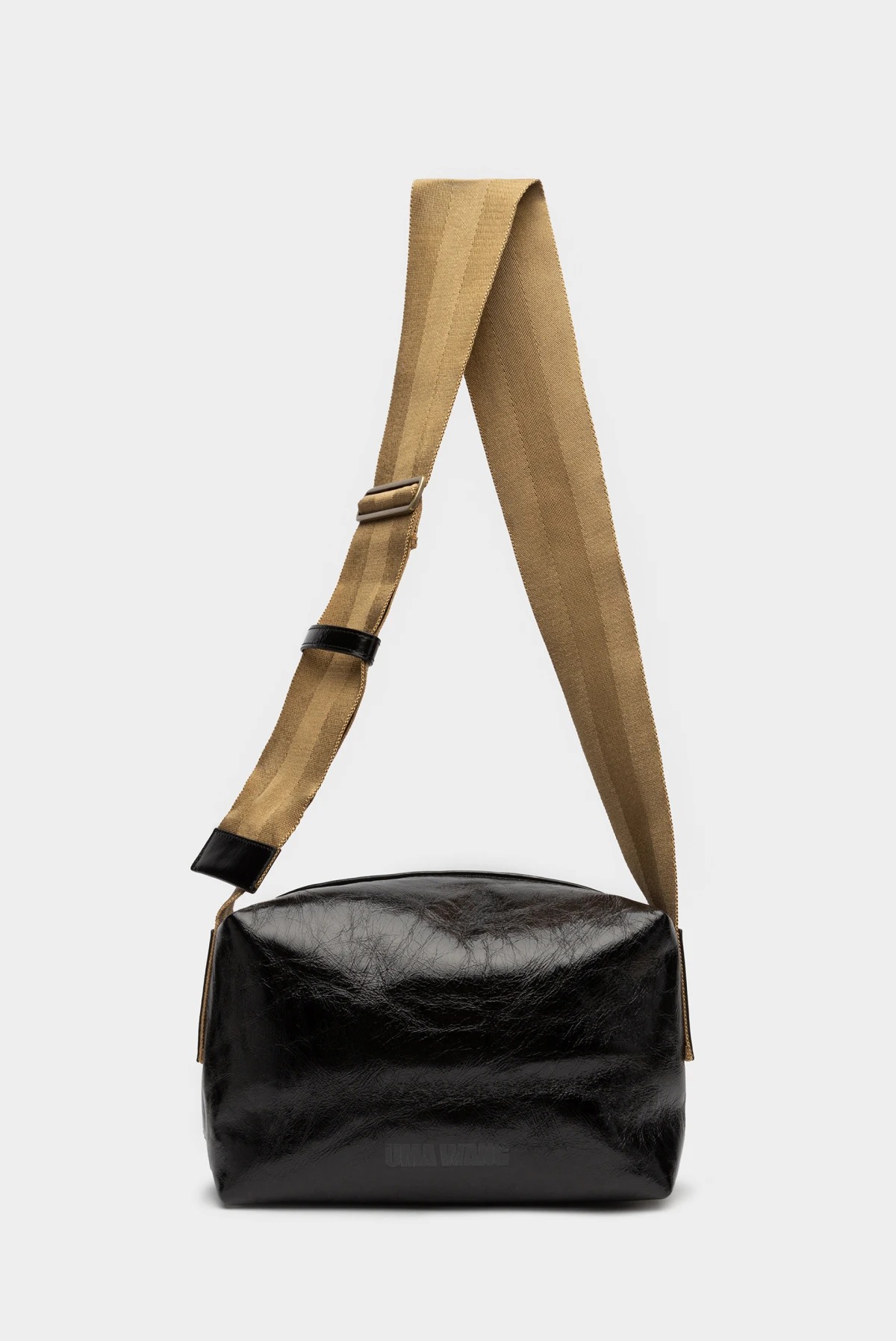 Сумка Uma Wang medium shoulder bag black/mustard 9364231193