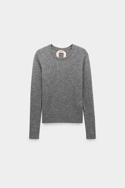 Джемпер №21 jumper grigio chiaro melange 9600232043 - купить в Москве ...