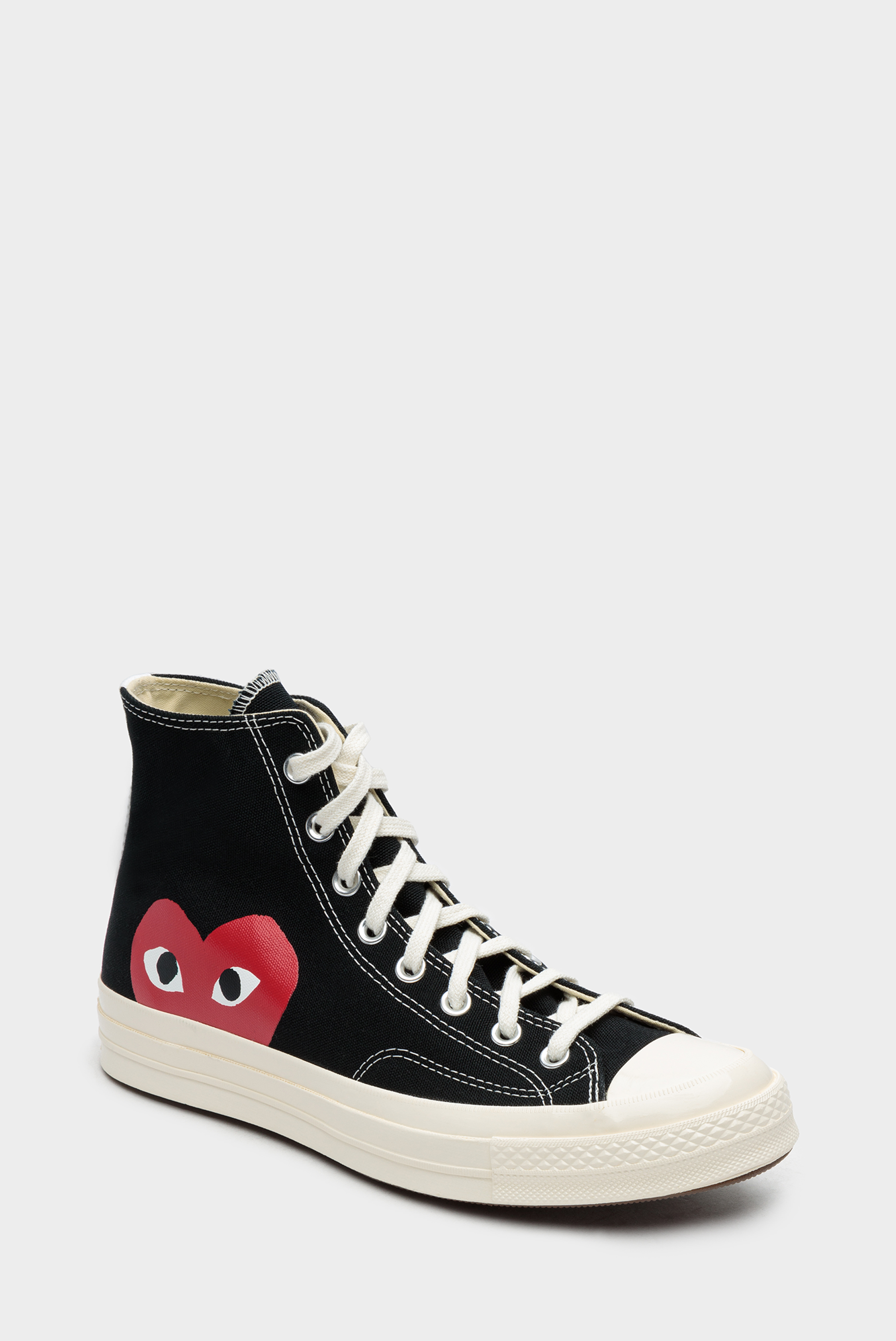 Comme des garcons high top hot sale black converse