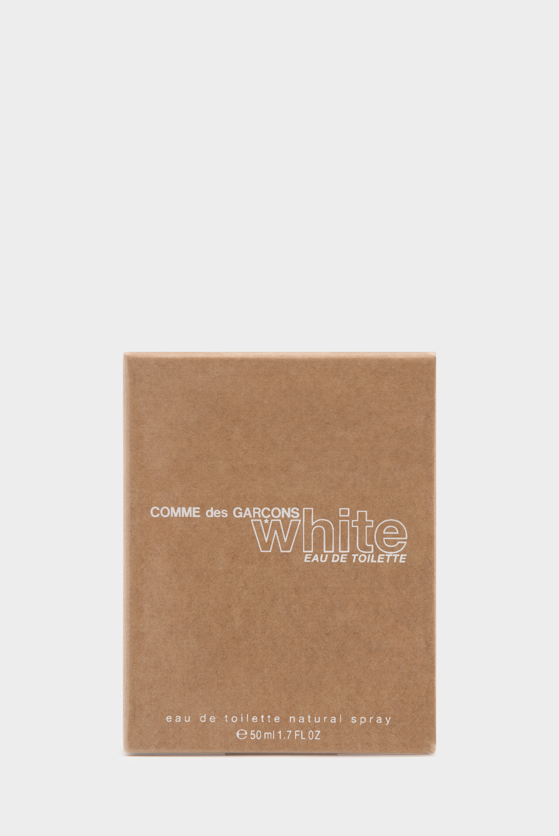 Comme des garcons white eau de toilette top