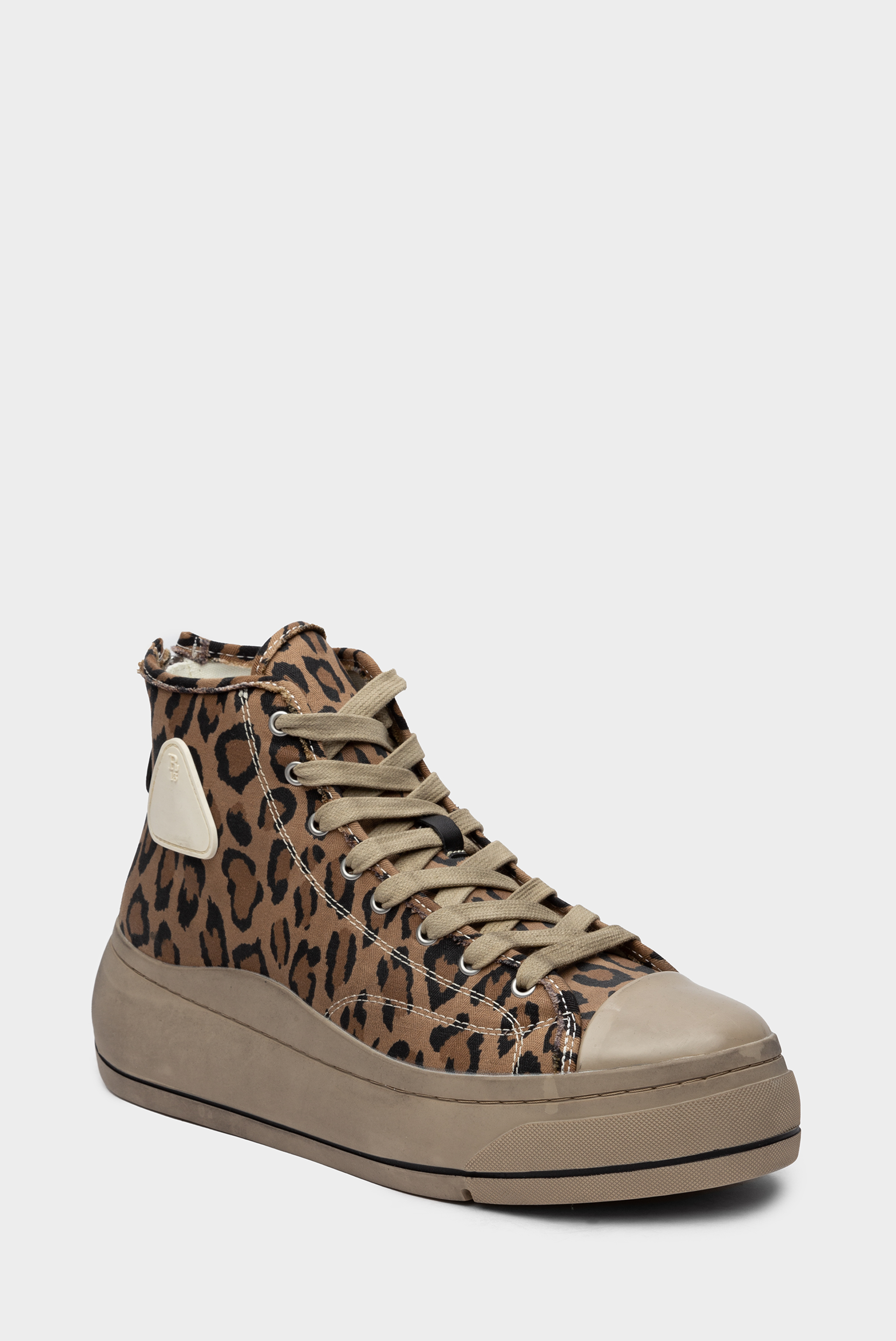 R13 store leopard sneakers