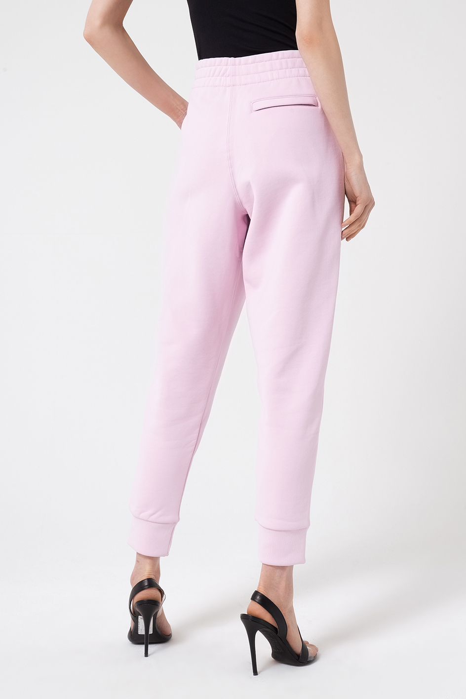alexander wang logo tape jogger